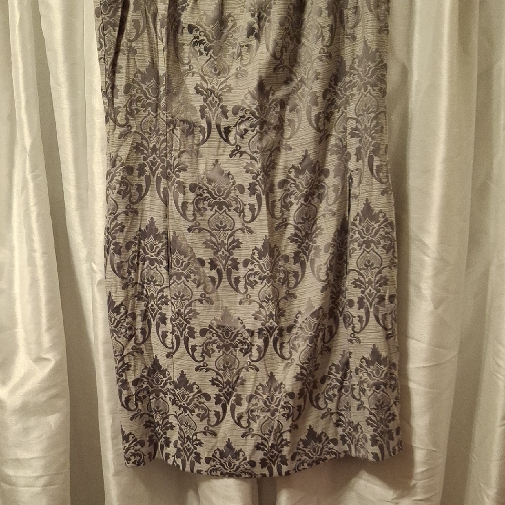 Eci Elegant Gray Sleeveless Dress with Beaded Neckline 4 💛💛💛💛 - Picture 7 of 15